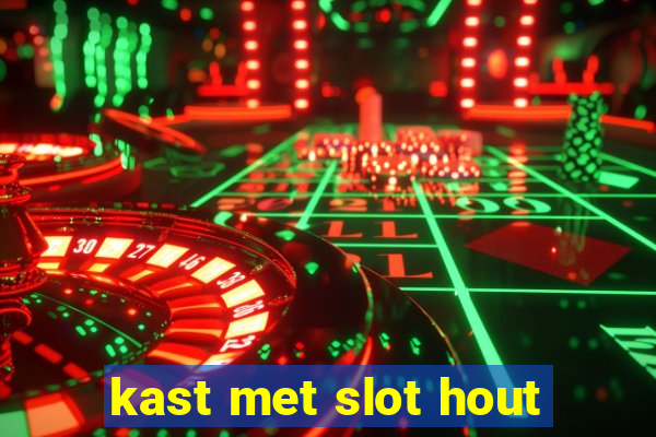 kast met slot hout