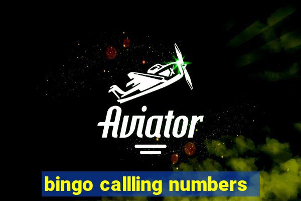 bingo callling numbers