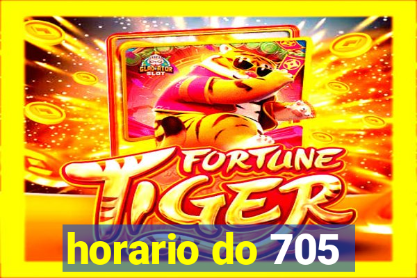 horario do 705