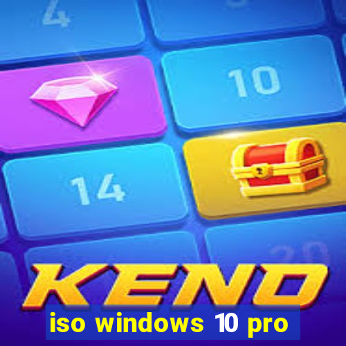 iso windows 10 pro