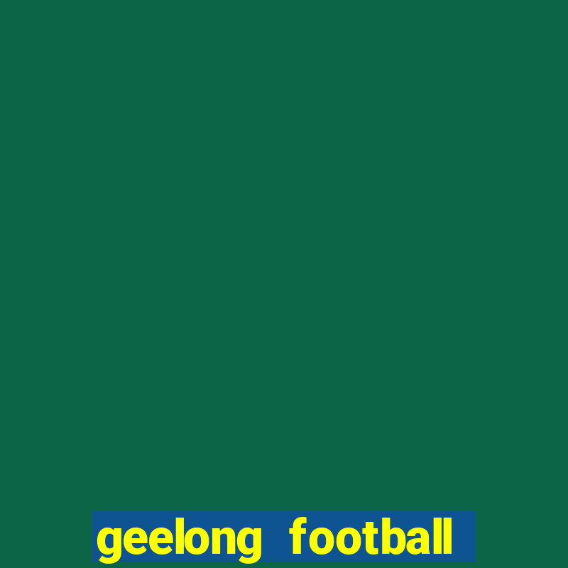 geelong football club apparel