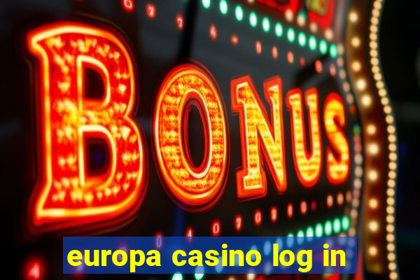 europa casino log in