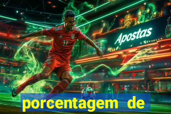 porcentagem de ganhos slots