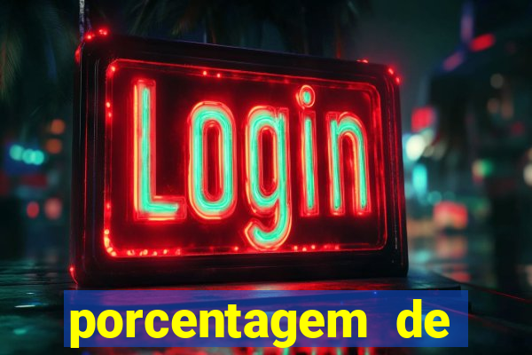 porcentagem de ganhos slots