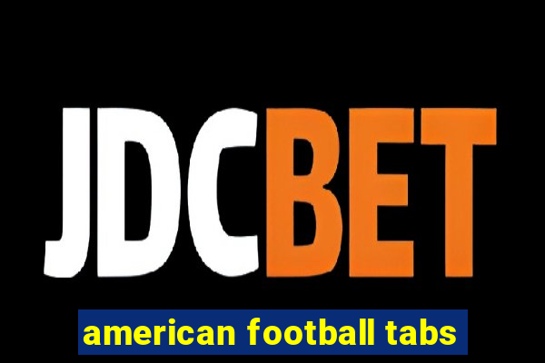 american football tabs