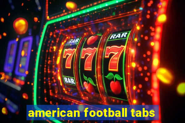 american football tabs