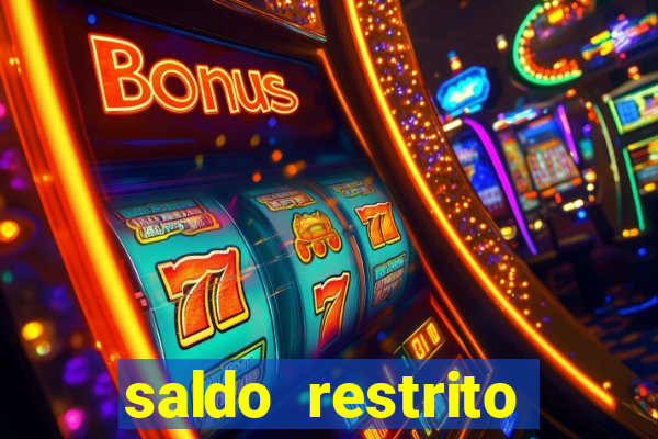 saldo restrito sporting bet