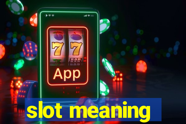 slot meaning