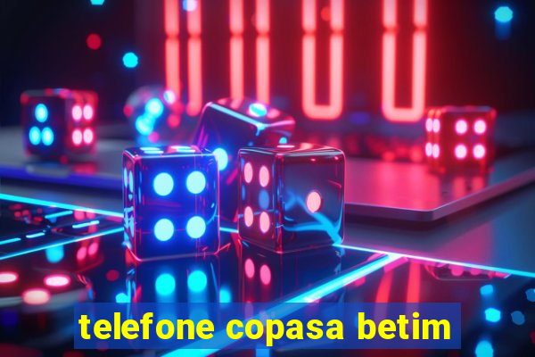 telefone copasa betim