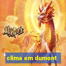 clima em dumont