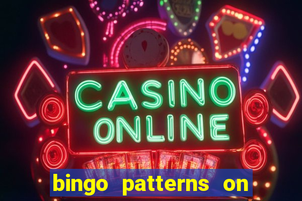 bingo patterns on slot machines