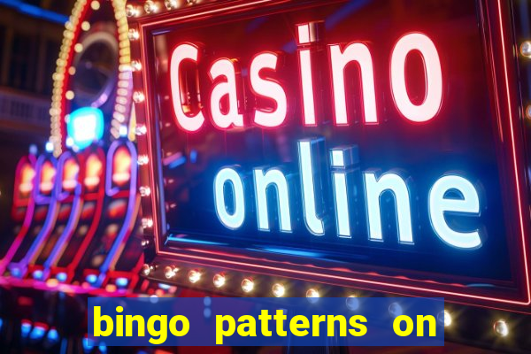 bingo patterns on slot machines