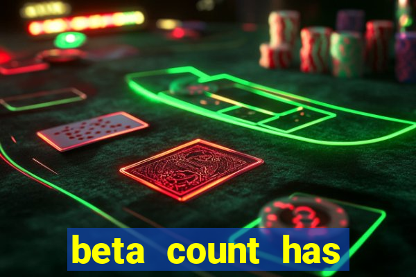 beta count has changed pt br