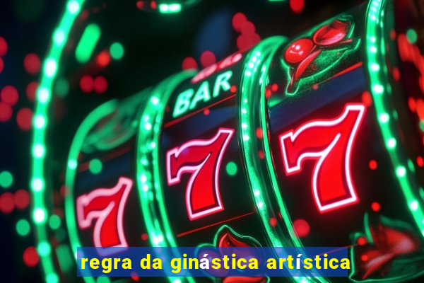 regra da ginástica artística