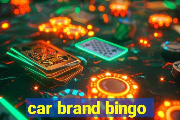 car brand bingo