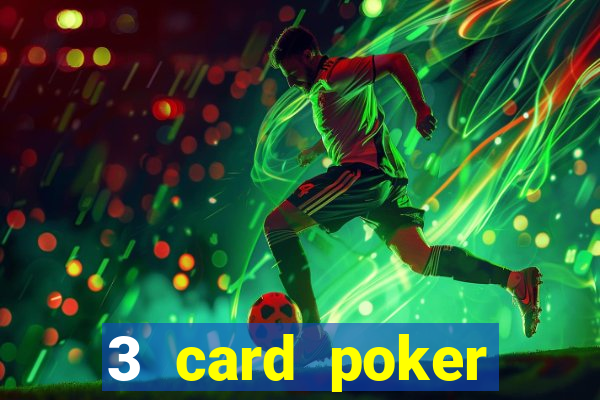 3 card poker casino odds