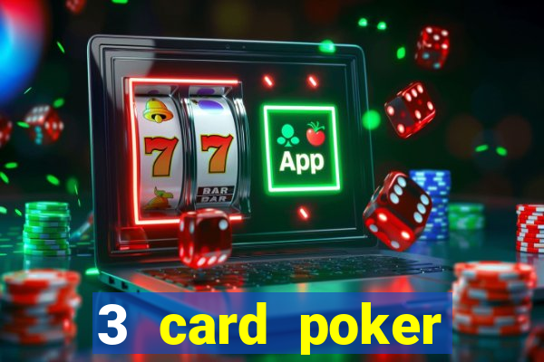 3 card poker casino odds