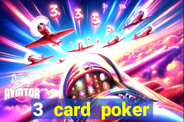 3 card poker casino odds