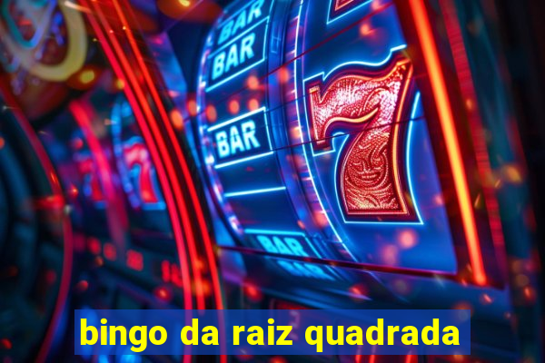 bingo da raiz quadrada