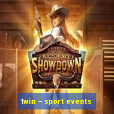 1win – sport events