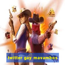 twitter gay mavambos