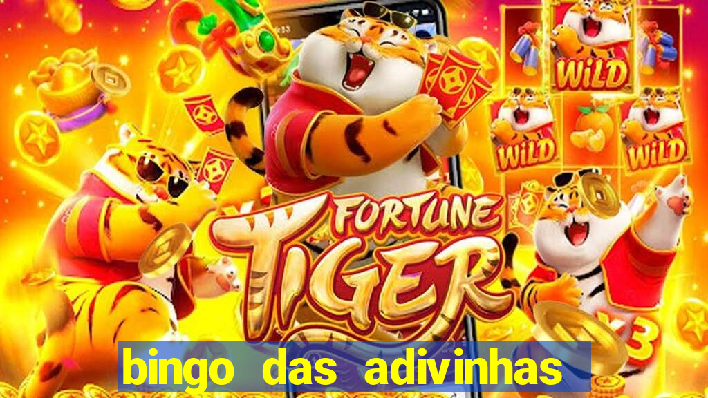 bingo das adivinhas para imprimir