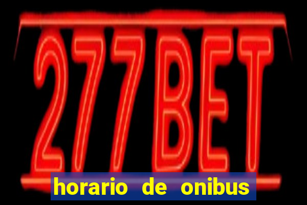 horario de onibus santos dumont x juiz de fora