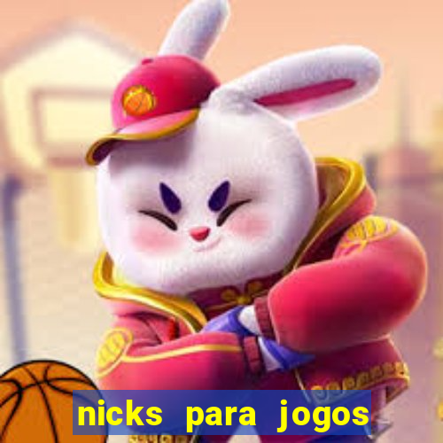 nicks para jogos de tiro