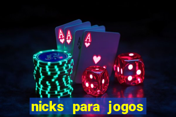 nicks para jogos de tiro