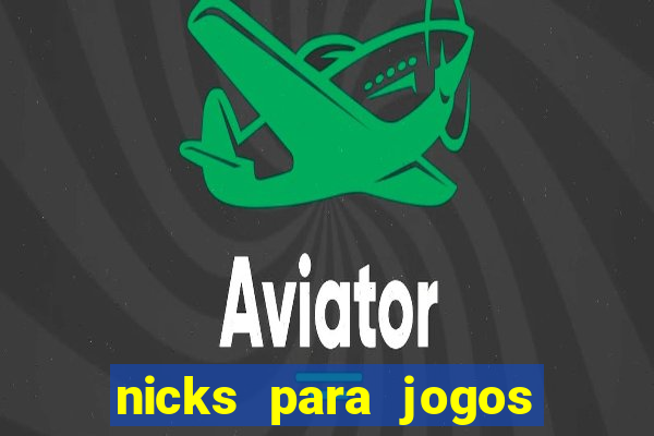 nicks para jogos de tiro