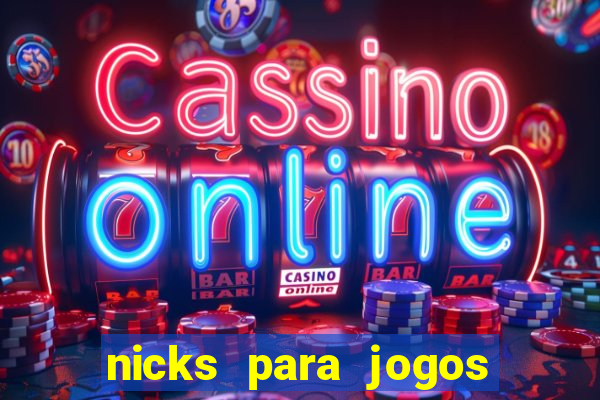 nicks para jogos de tiro