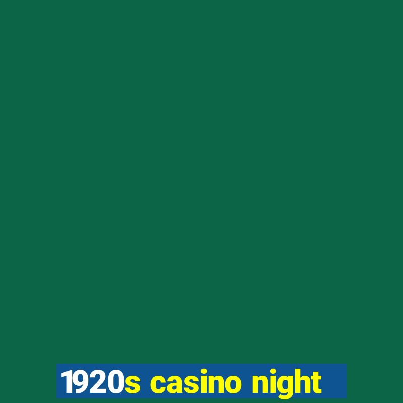 1920s casino night