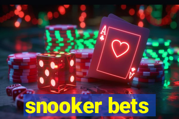 snooker bets