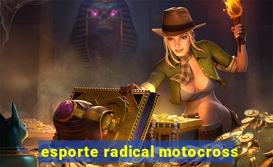 esporte radical motocross