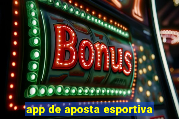 app de aposta esportiva