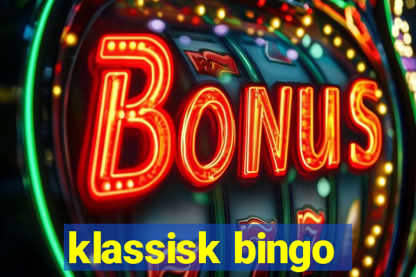 klassisk bingo