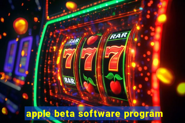 apple beta software program