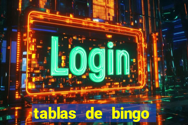 tablas de bingo para imprimir en excel