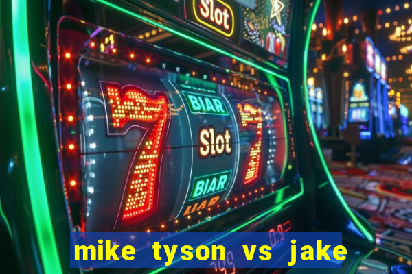 mike tyson vs jake paul assistir online