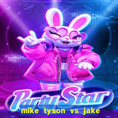 mike tyson vs jake paul assistir online