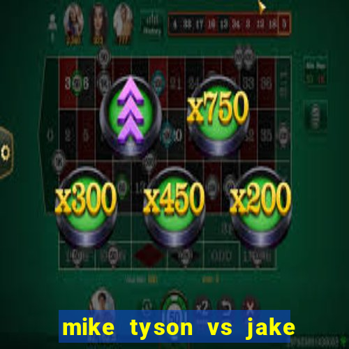 mike tyson vs jake paul assistir online