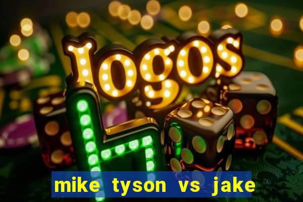 mike tyson vs jake paul assistir online