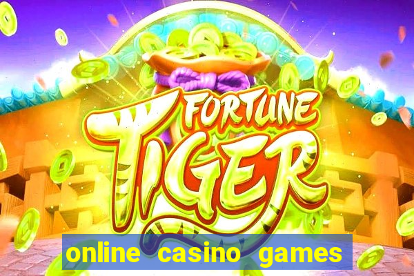 online casino games real money