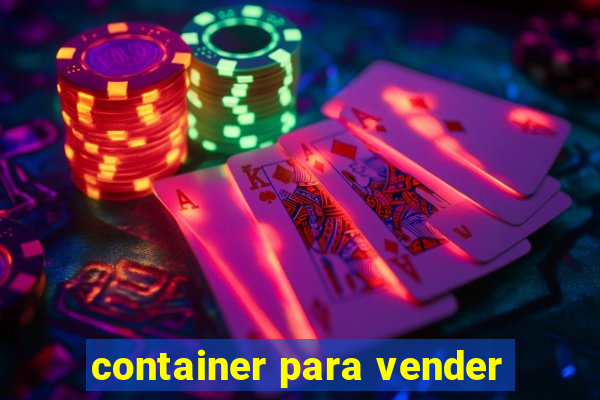 container para vender