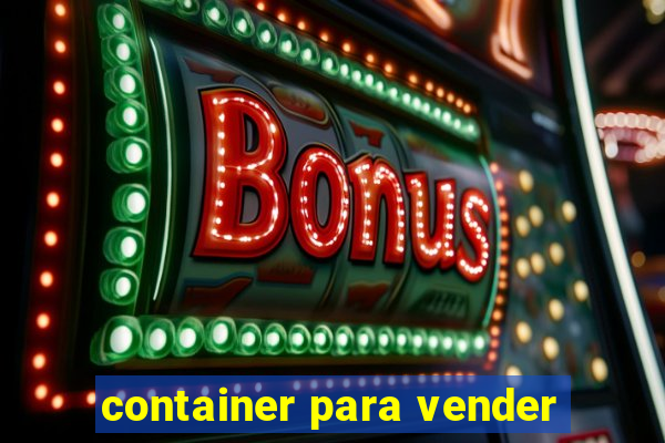 container para vender