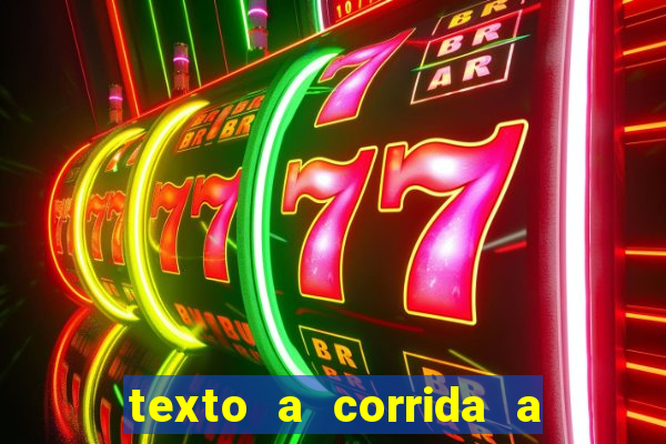 texto a corrida a lagarta lili