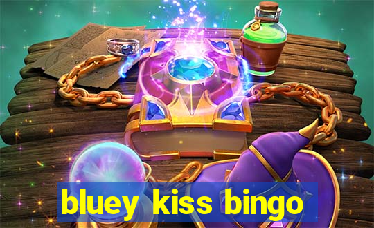 bluey kiss bingo