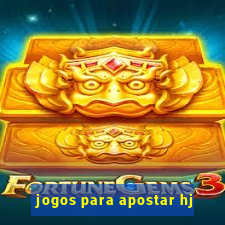 jogos para apostar hj