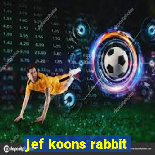 jef koons rabbit