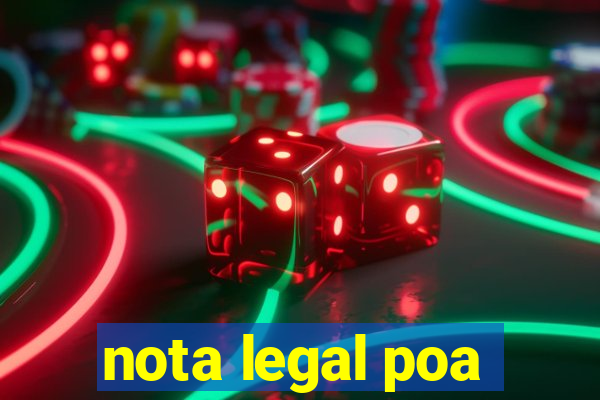 nota legal poa